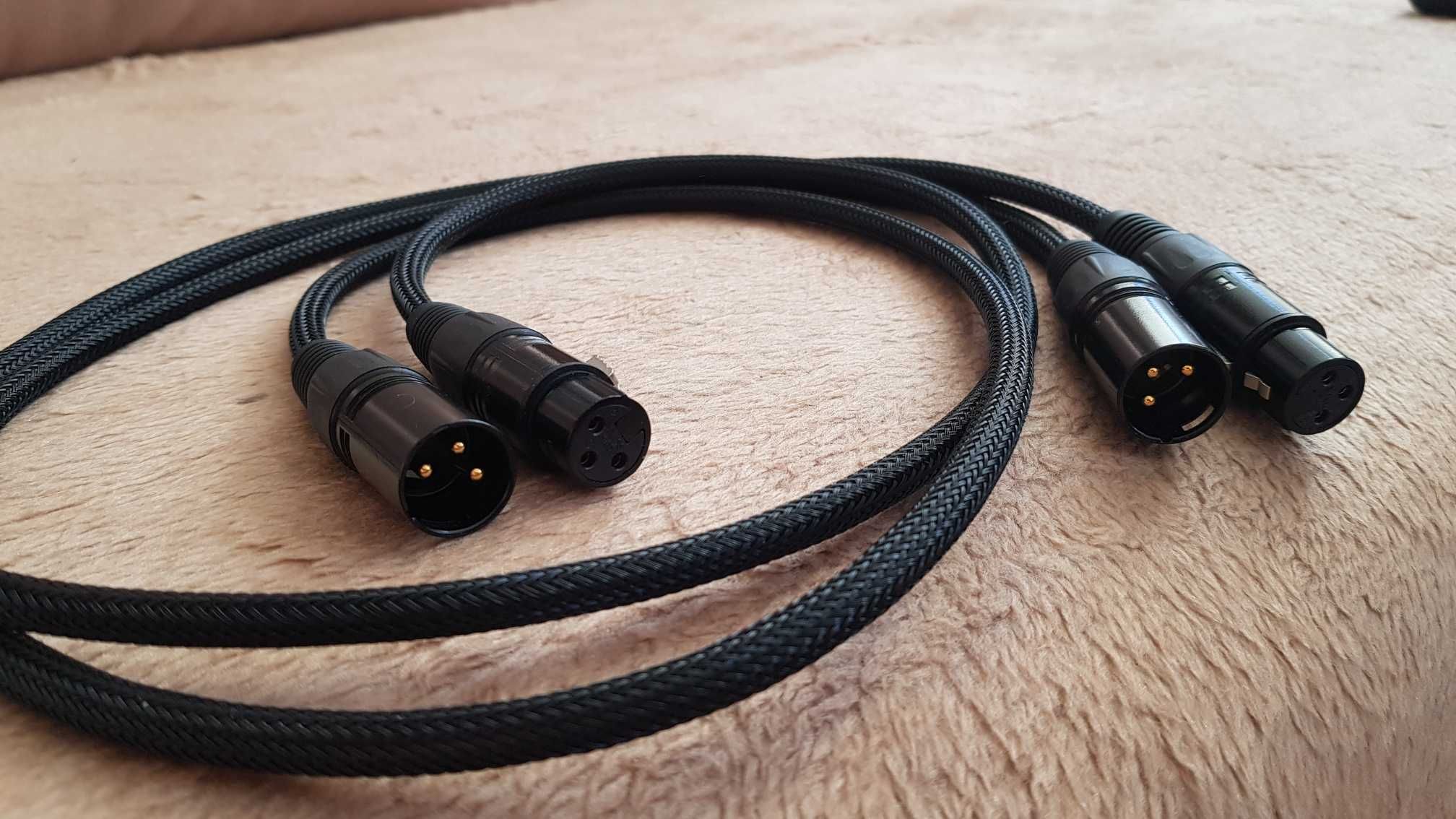 kable XLR  1 m wtyki neutrik