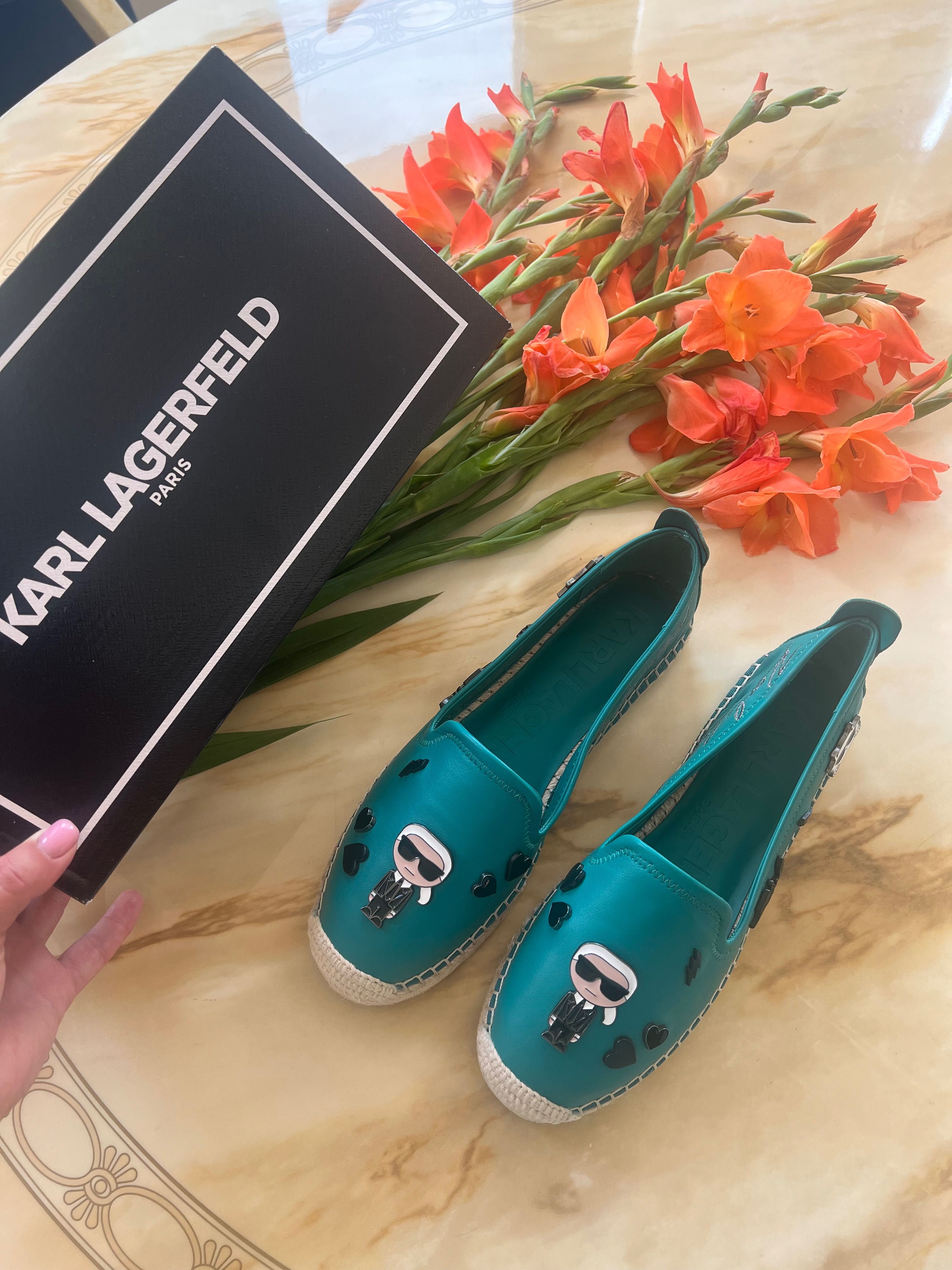 Сліпони кеди Karl Lagerfeld розмір 7,5 та 8,5