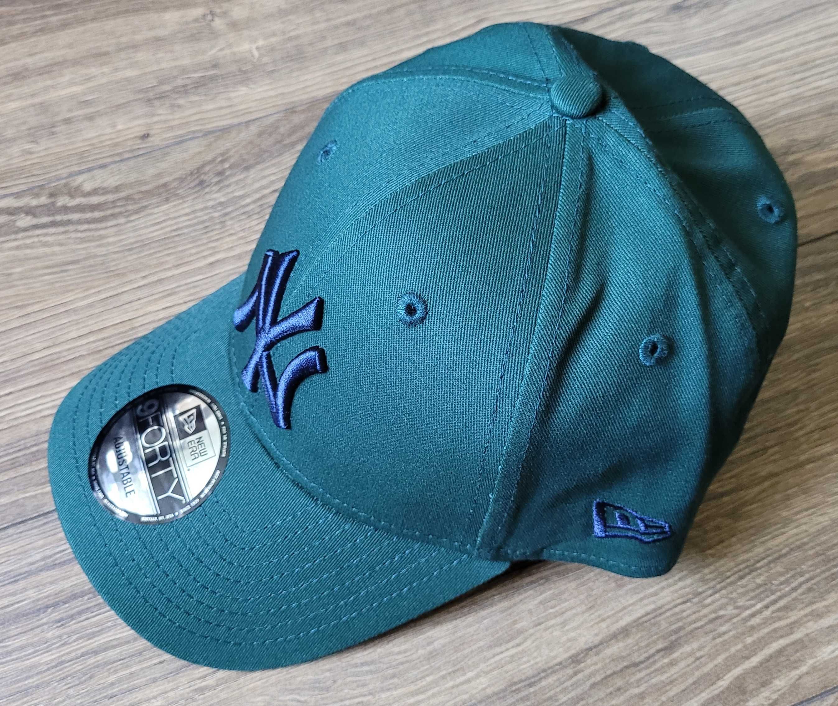 czapka z daszkiem New Era 9Forty NY New York Yankees MLB zielona NOWA