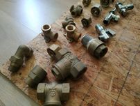 Водопровід Опалення згони крани шланги трійники Розпродаж складу