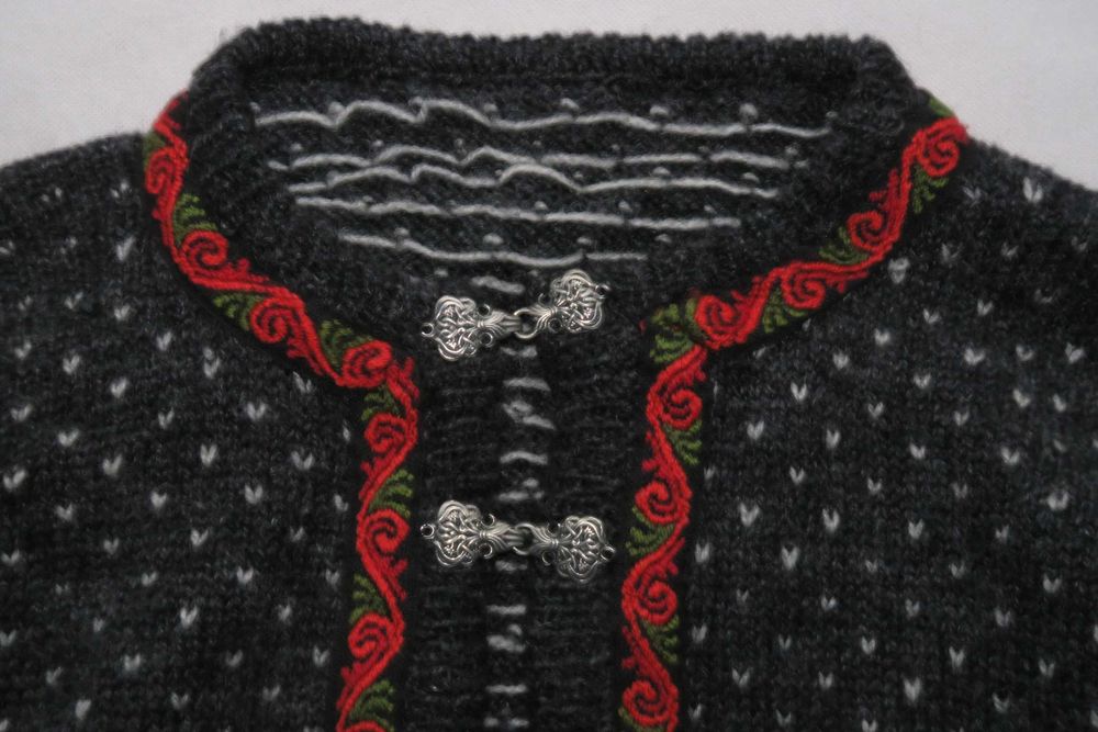 Sweter wełniany norweski góralskie wzory XL/XXL