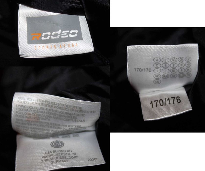 Женские зимние черные лыжные / трекинговые штаны rodeo m-l