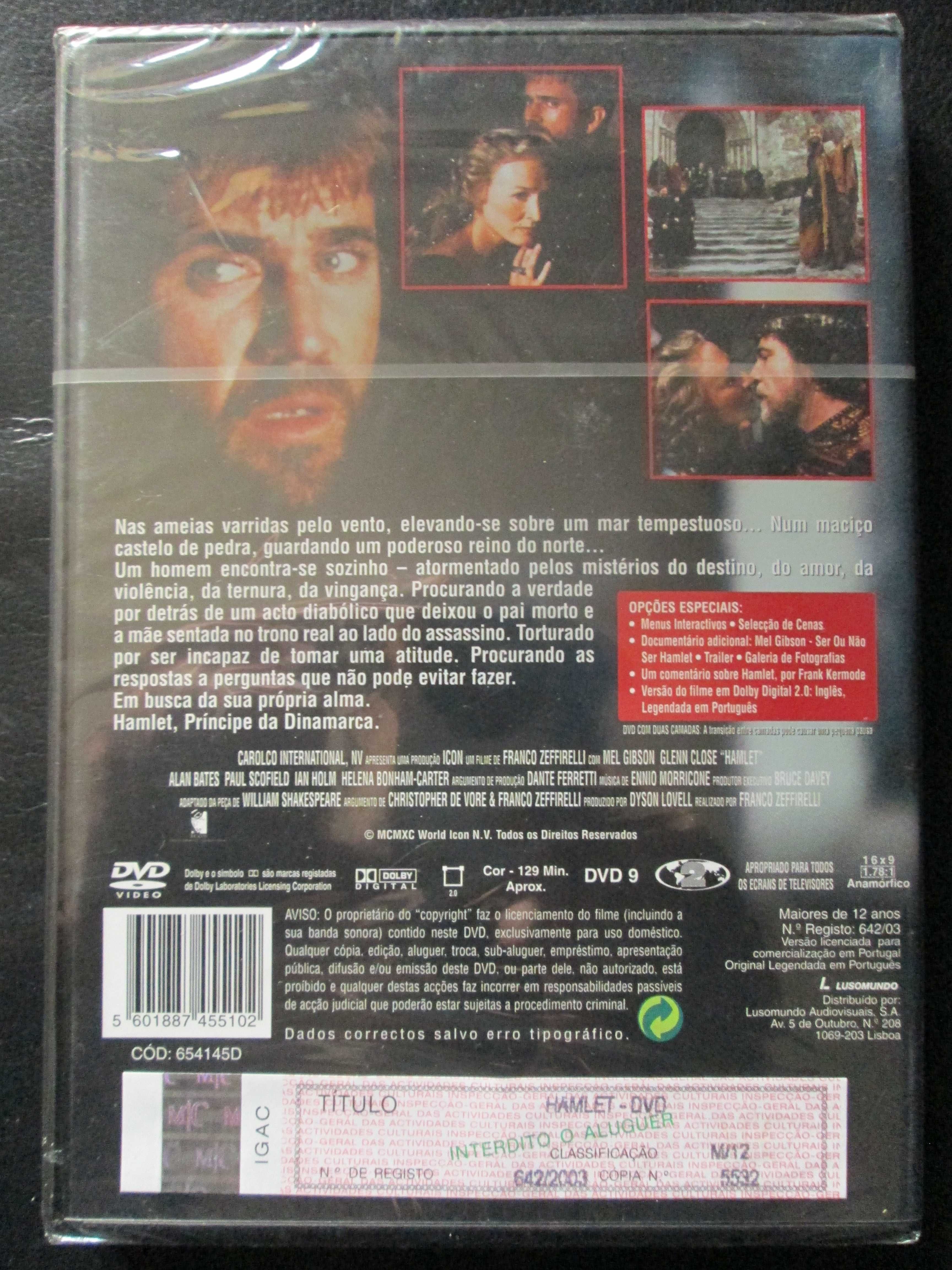 Hamlet, de  Franco Zeffirelli, com Mel Gibson, Glenn Close