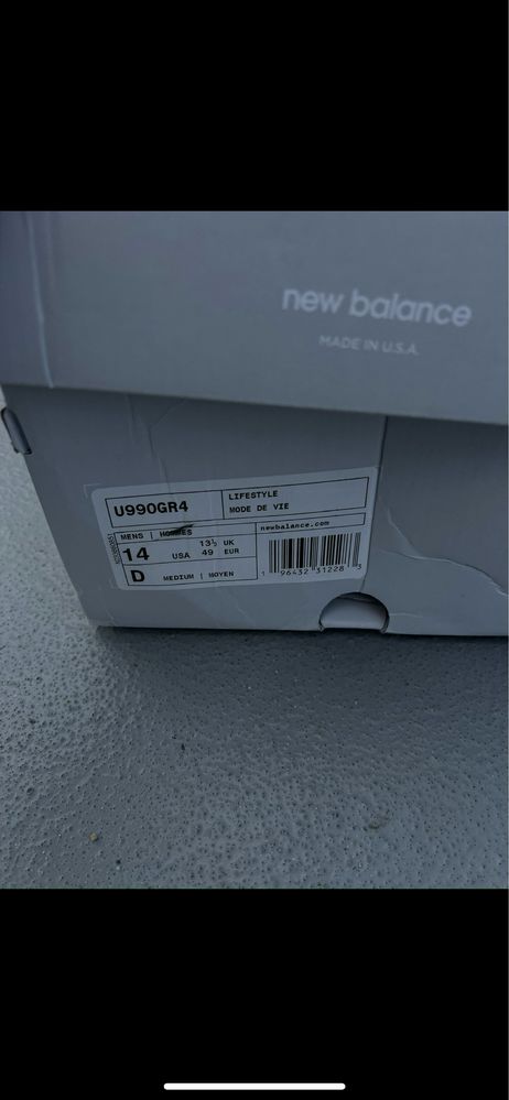 14 us New balance 1906 r кроссовки 32 см 48,5 разамер