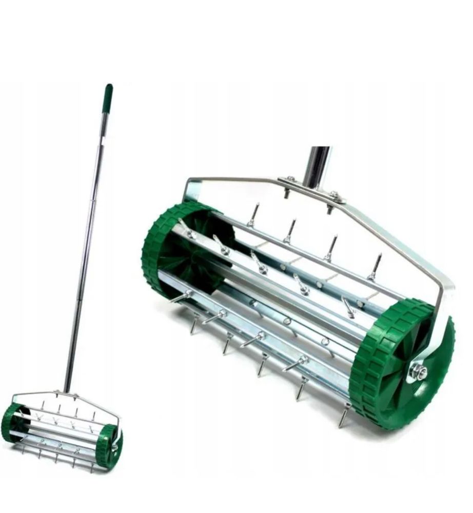 Ręczny aerator do trawy Udel, zielony