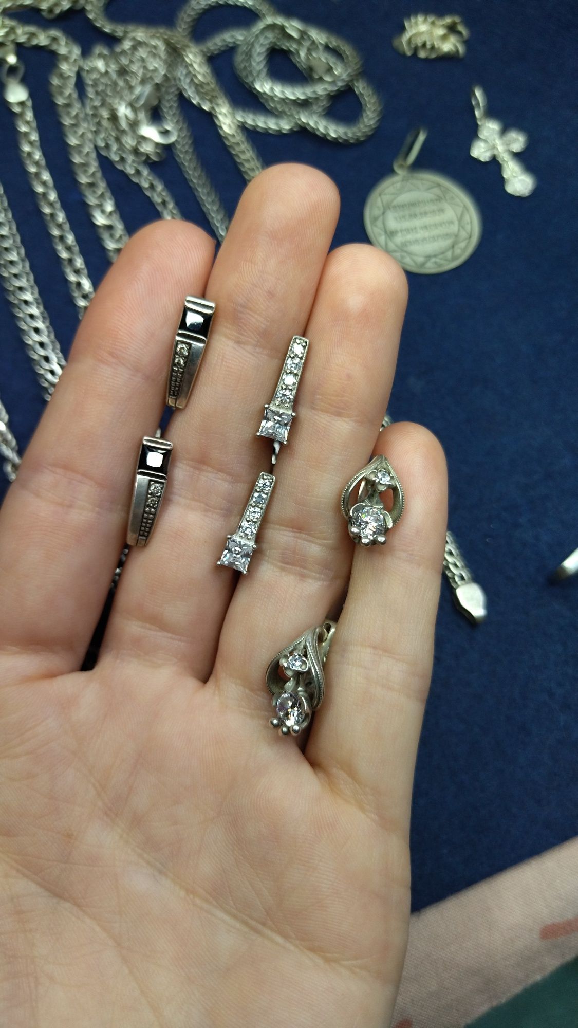 Срібні прикраси серебро цепочка браслет кольцо