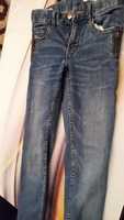 spódniczka i spodnie jeans dziewczynka 128/134 cm