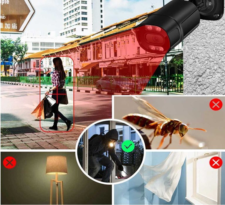 Bezprzewodowa Kamera Zewnętrzna IP Wifi Full HD