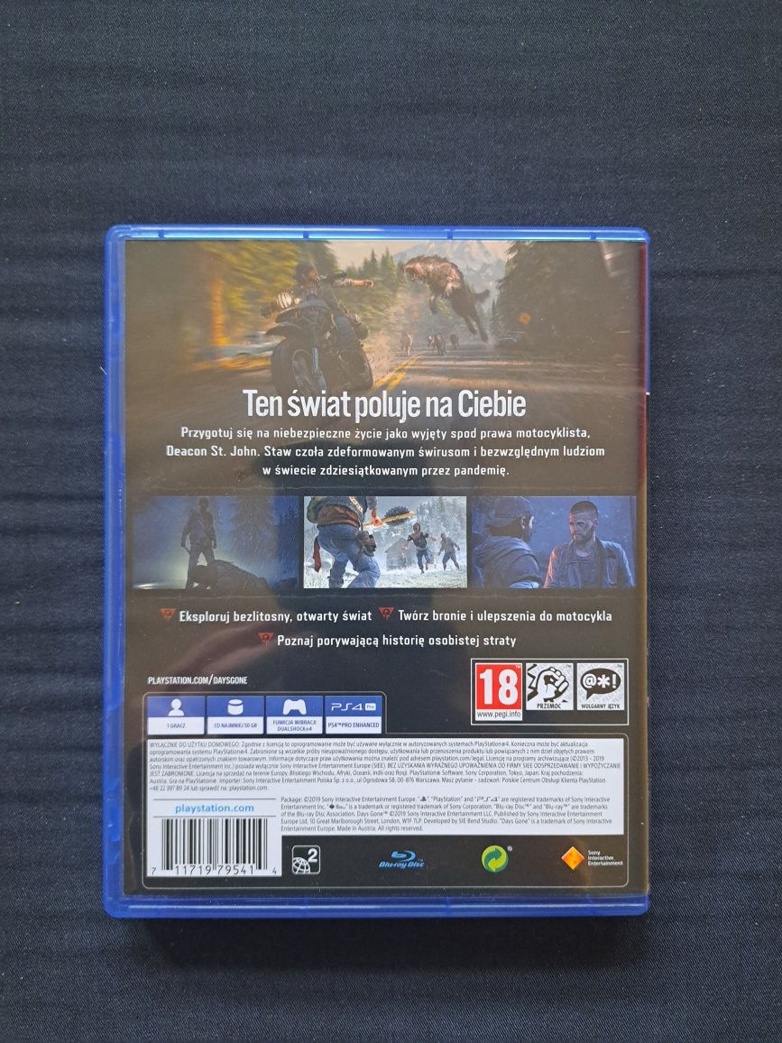 Days Gone PL Ps4 Jak nowa