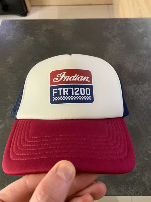 Czapka z daszkiem Indian FTR 1200 - trucker hat miękka nowa oryginalna