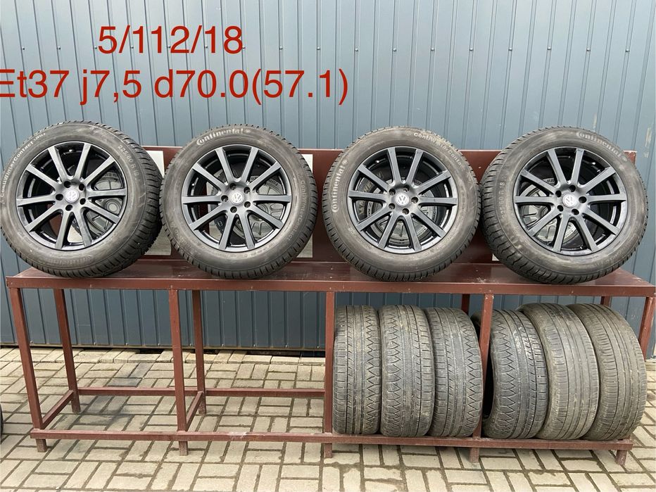 5/112/18 VW Tiguan титани диски колеса титанові диски