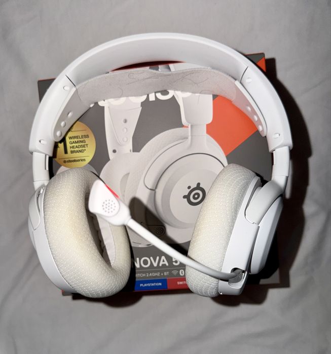 SteelSeries Arctis Nova 5 bezprzewodowe białe + 2 lata gwarancji