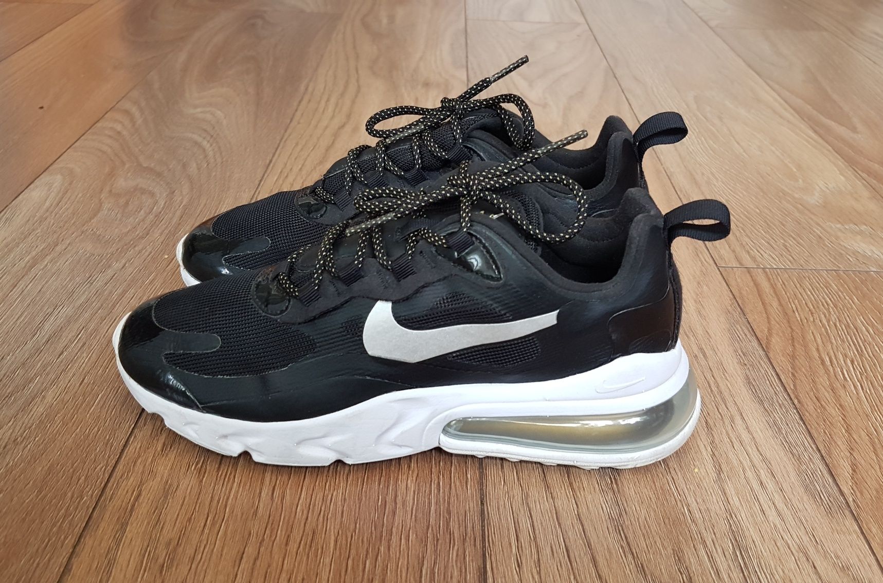 Buty Nike Air Max 270 React Black rozmiar  38,5 okazja Sneakers