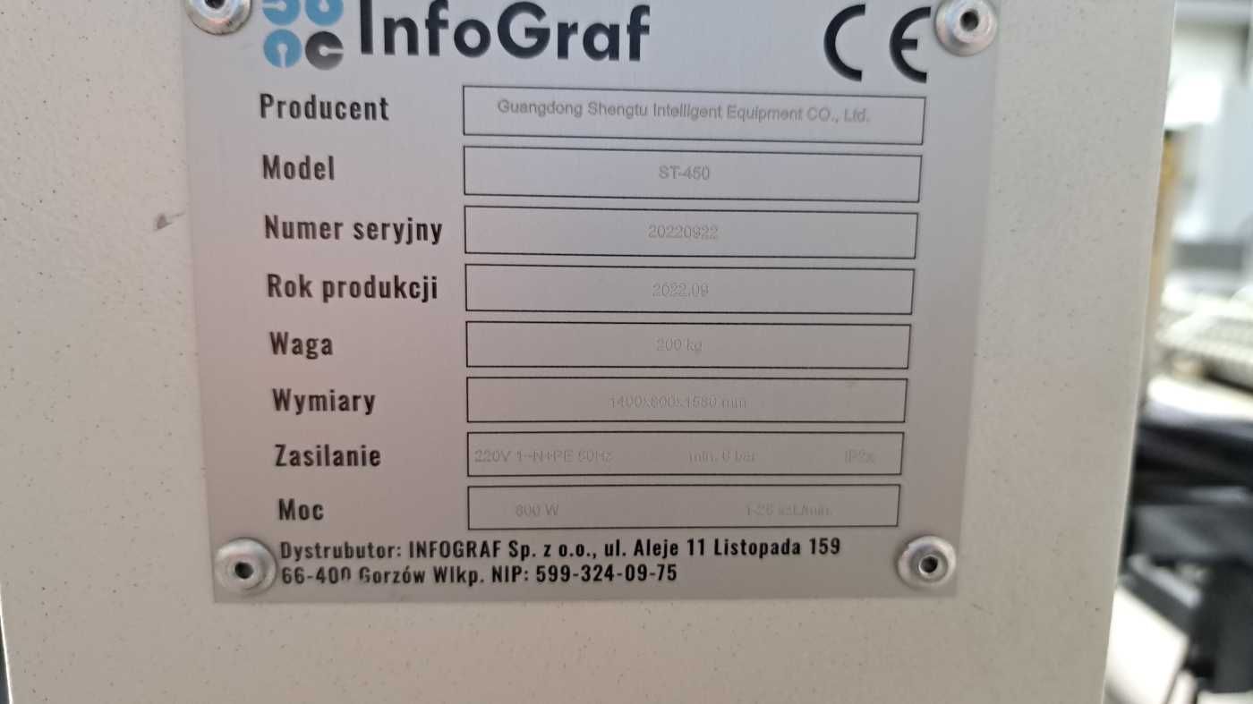 Półautomat do owijania pudełek INFO GRAF ST-450
