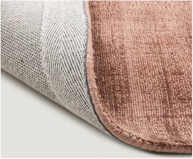 Śliczny dywan z wiskozy Jane Diamond 200x300 - kolor Terakota