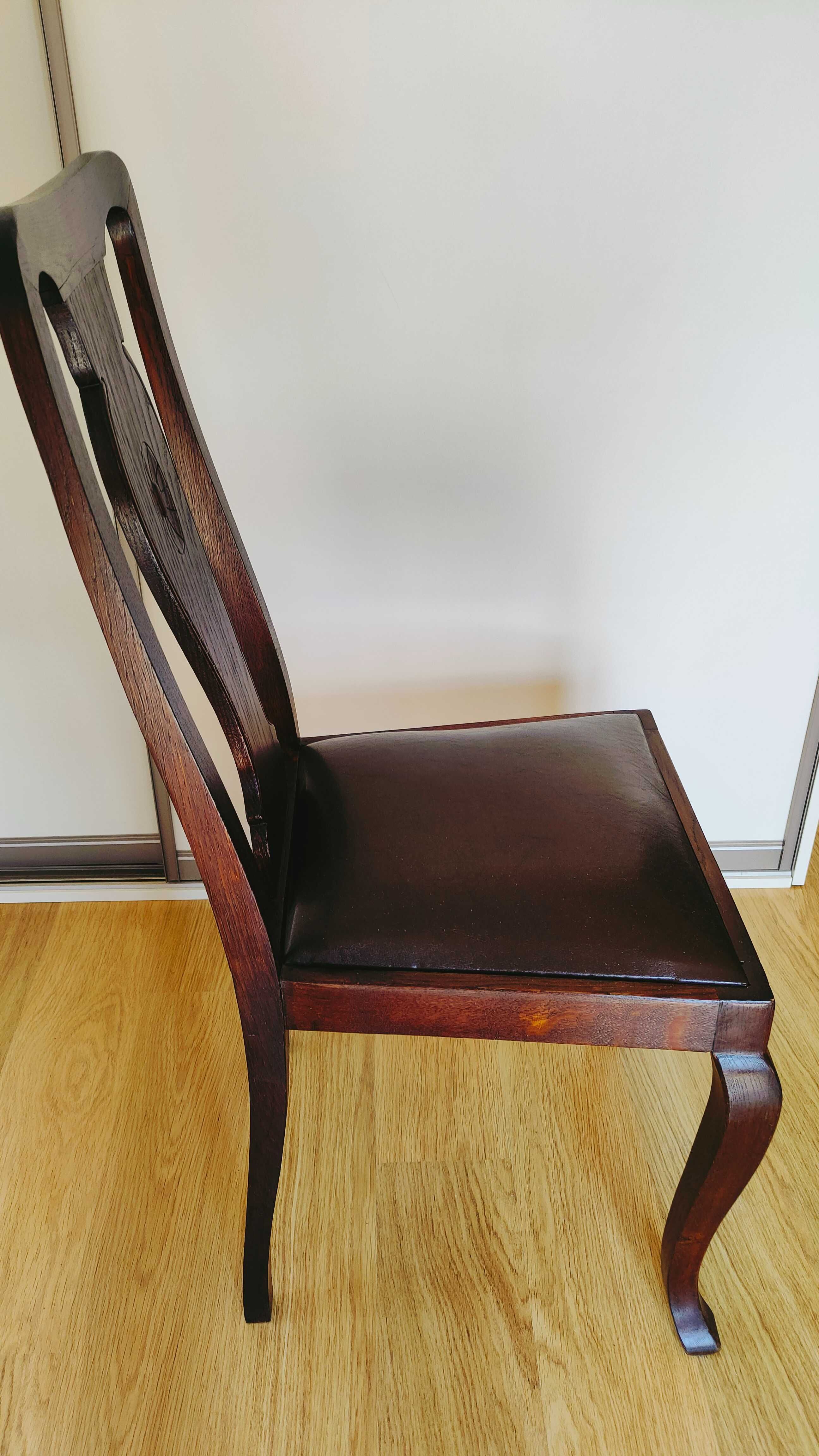 Komplet krzeseł z początku XX w. (6 szt.) Antyki