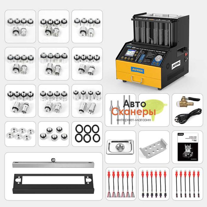 Стенд для очистки форсунок AUTOOL CT500 (ультразвук +УЗВ ванной)