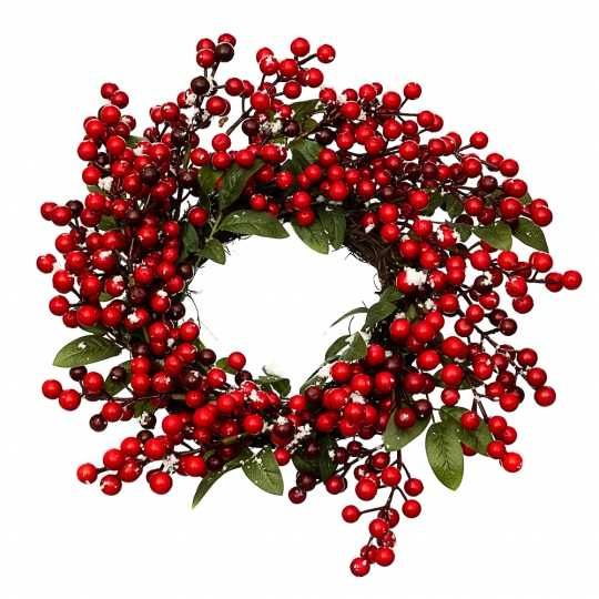 Вінок з ягодами калини, д 40 см