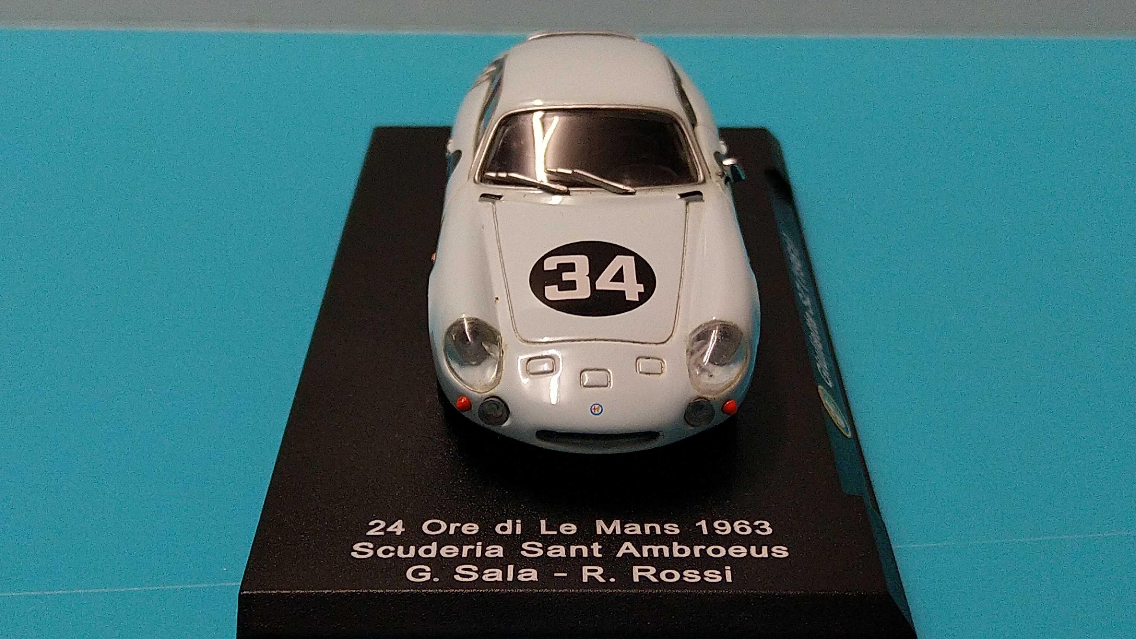 Alfa Romeo Giulietta SZ 1.6 #34 - 24h Le Mans 1963//Miniatura esc 1/43