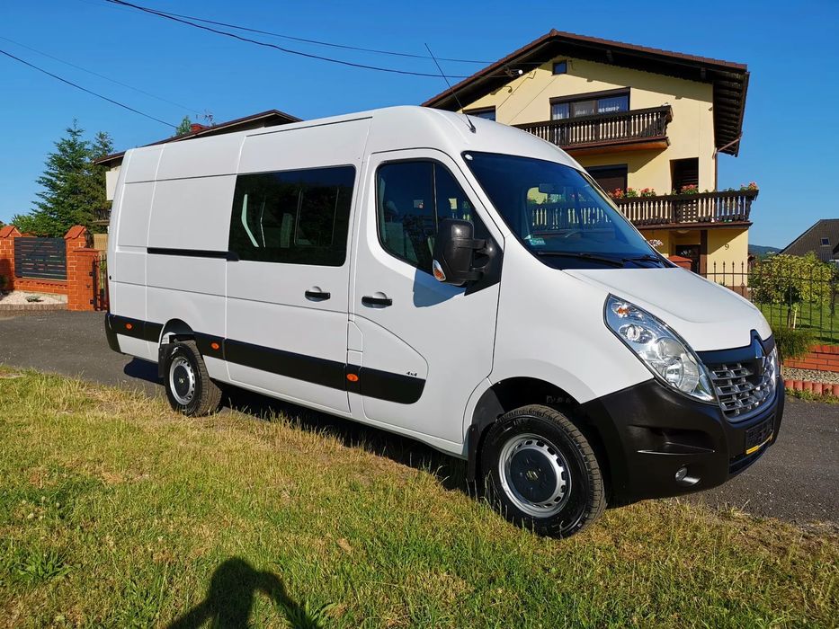 Renault MASTER 4X4 6 OSOBOWY ! SALON POLSKA 1 WŁAŚCICIEL! L3H2 ŁADNY ZOBACZ!