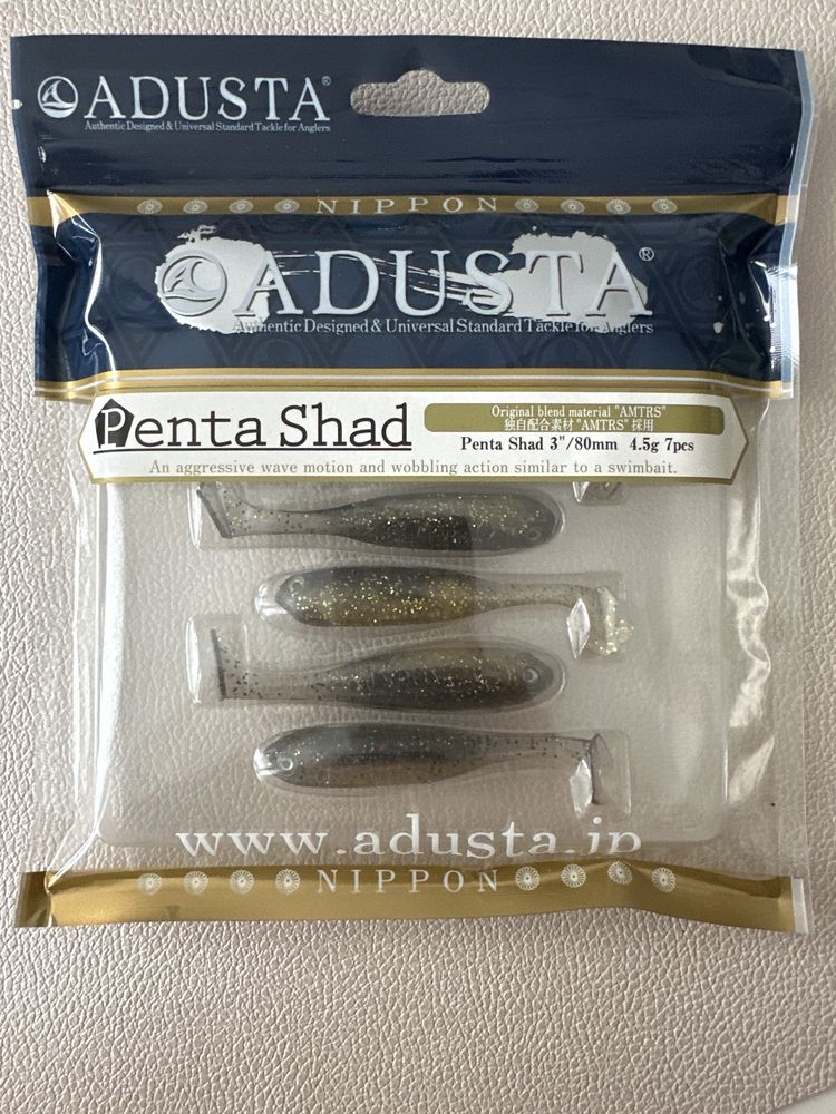 Jmc / Adusta Penta Shad 3” - 8 cm / Sujiebi