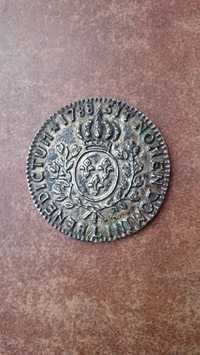 Medalion Sit Nomen Domini L Benedictum 1788r