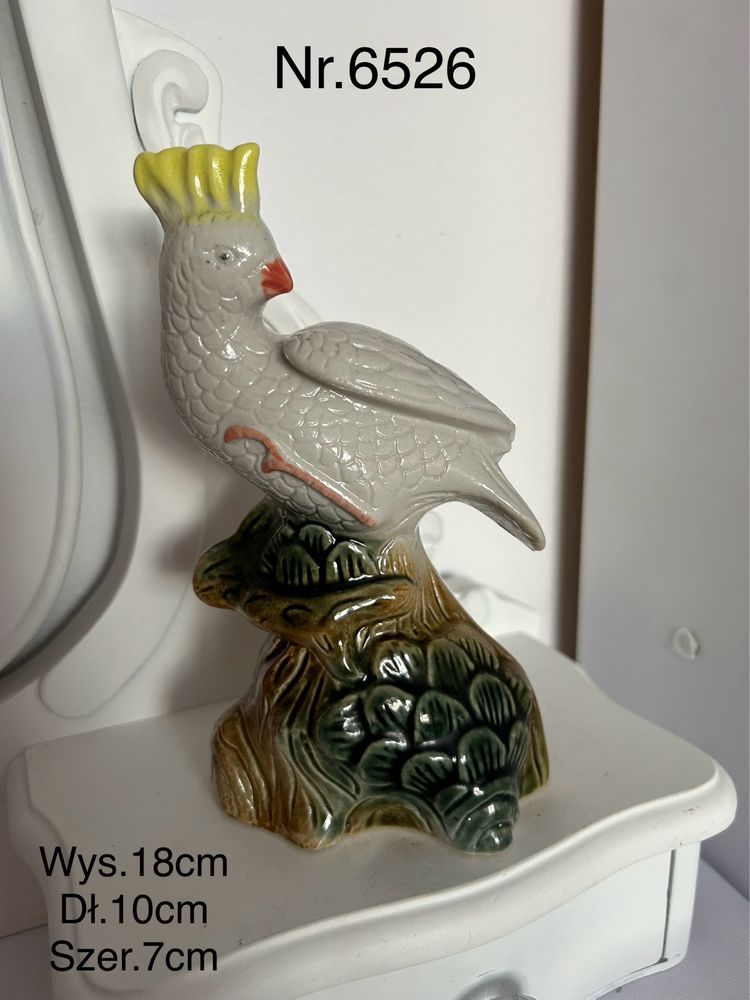 Porcelanowa figurka papuga Brazil nr.6526