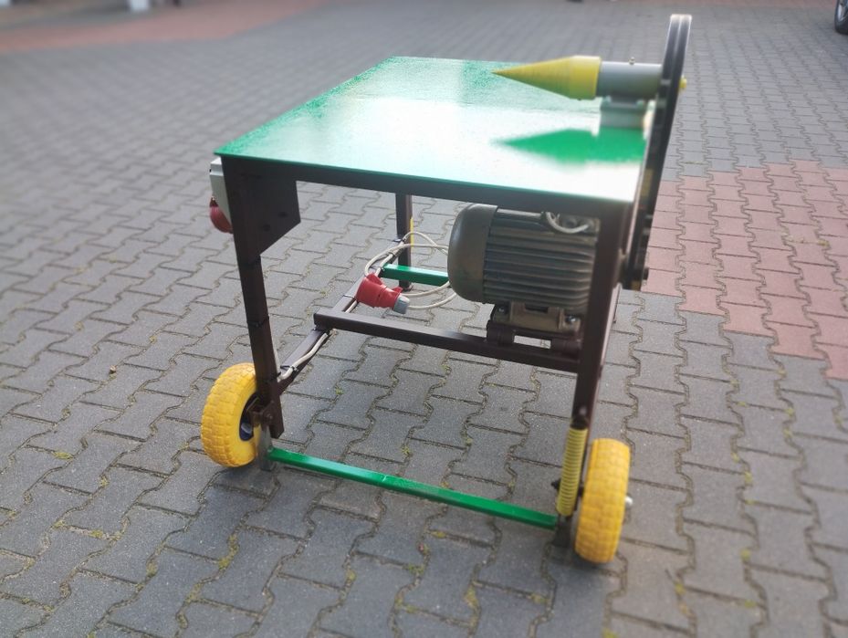 Łupiarka świdrowa solidna duża silnik nowy 7 5 kw