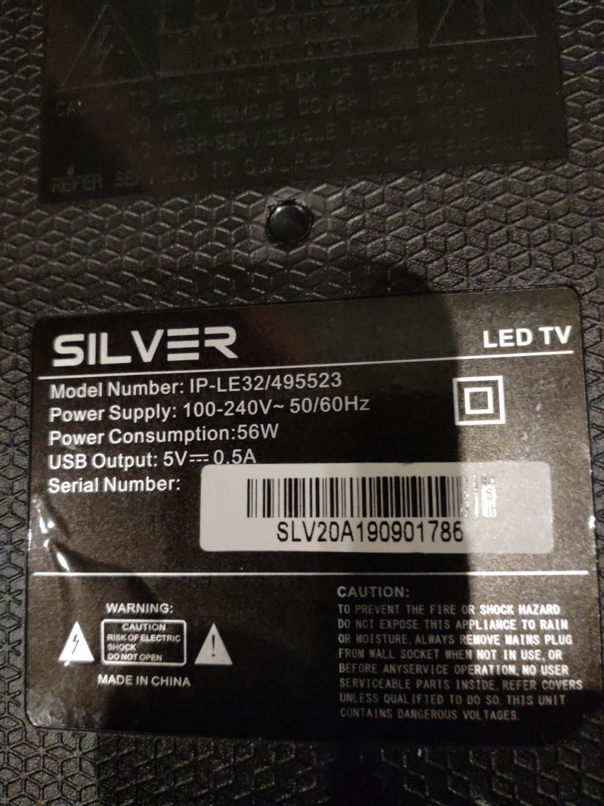 Main board tv led silver