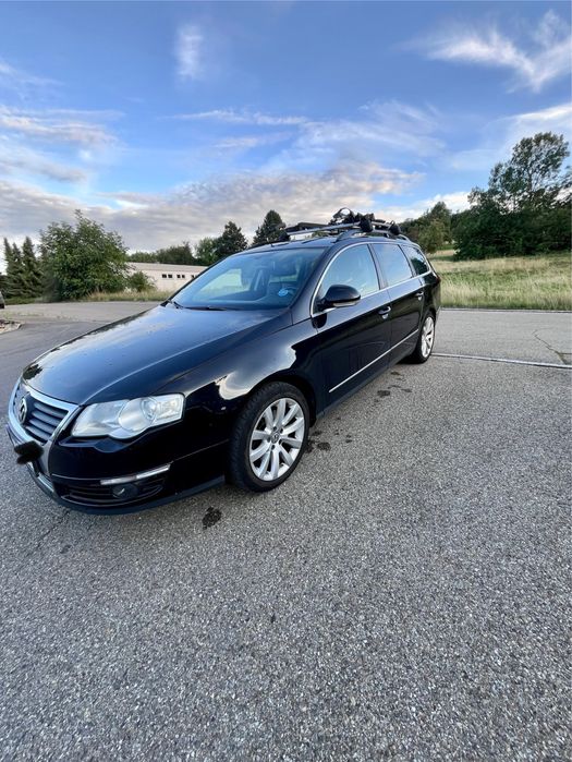 VW Passat B6 kombi, skóra, Carplay, odtwarzacz DVD, bagażnik rowerowy