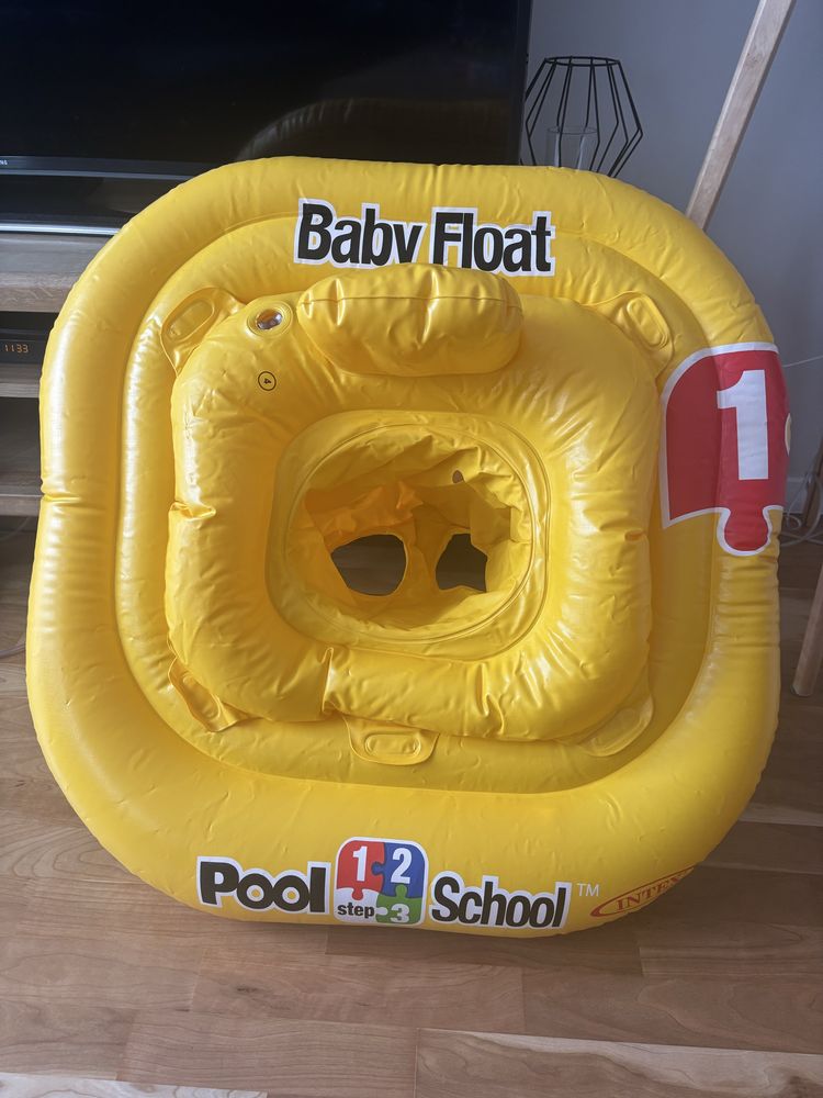 Koło do pływania dla niemowlaka baby float intex