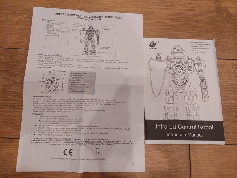 Robot na pilota. Strzela, tańczy, jeździ.
