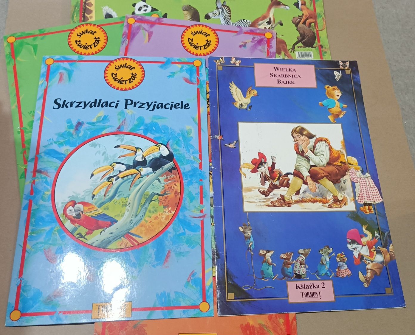 5 x Tony Wolf Skrzydlaci Przyjaciele Wielgachny format
