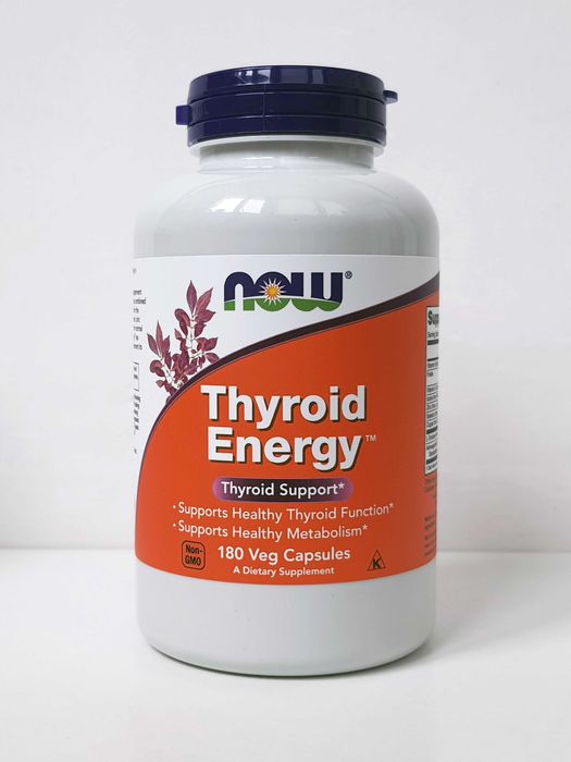 Підтримка щитовидної залози Now Foods Thyroid Energy, 90/180 капсул