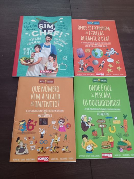 4 livros  novos ,para criancas