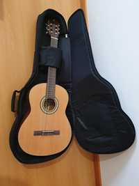 Conjunto Guitarra, saco e suporte