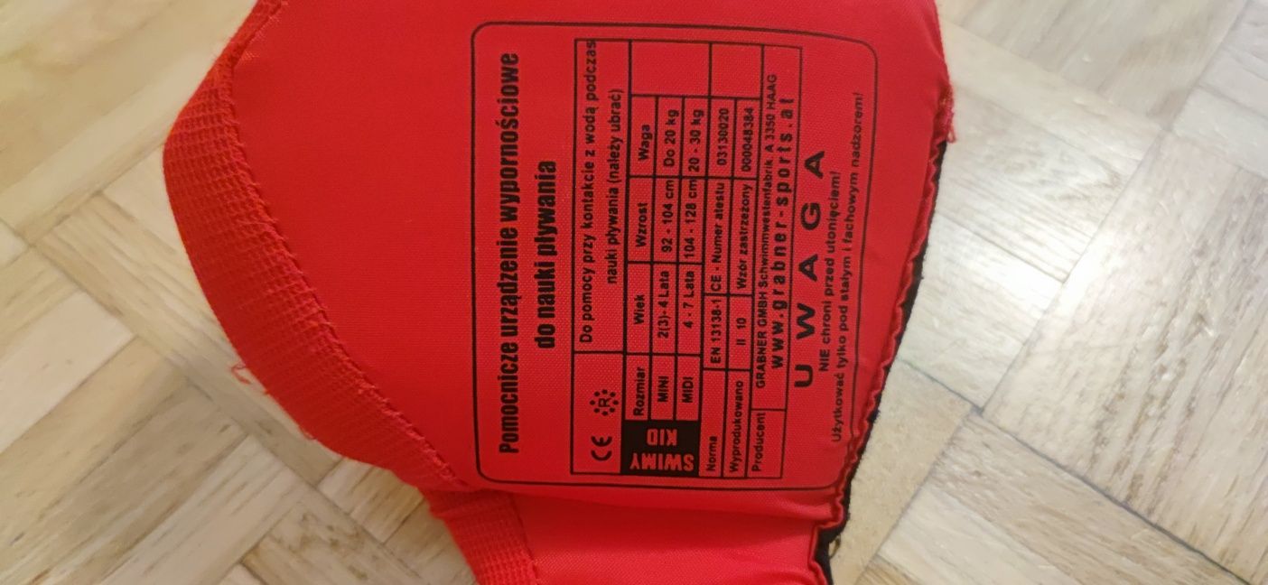 Kamizelka asekuracyjna nauka pływania Grabner Swimy Kid Mini