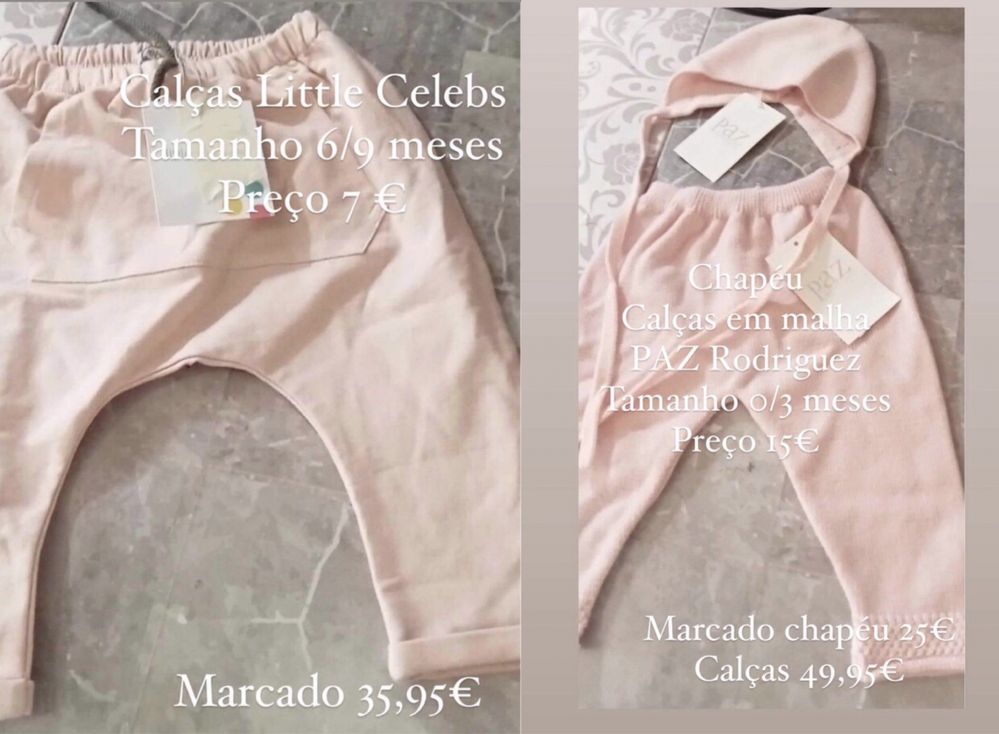 Lotes de roupas de bebé menina