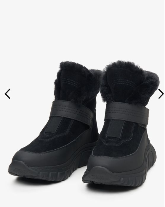 Черевики зимові чорні Estrо