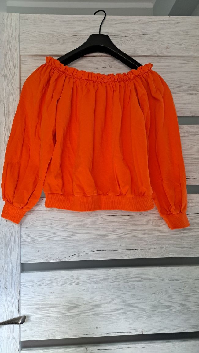 Piękna pomaranczowa bluza hiszpanka Asos 34/36