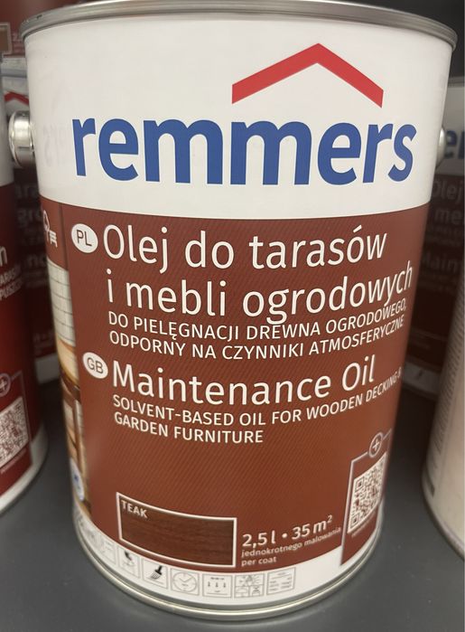 Olej do tarasów i mebli ogrodowych 2,5 l. Remmers Pflege-Ol