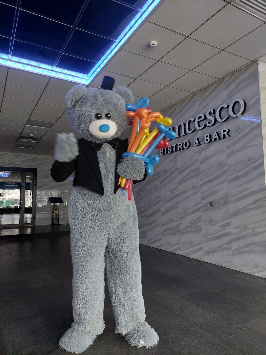 Мішка Тедді Київ привітання , поздравить медведь тедди аніматори