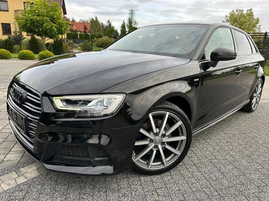 Audi A3 Sportback 4x4 Quattro DSG S-line 2.0TDI 185PK Virtual Doposażona Serwis! Zadbana