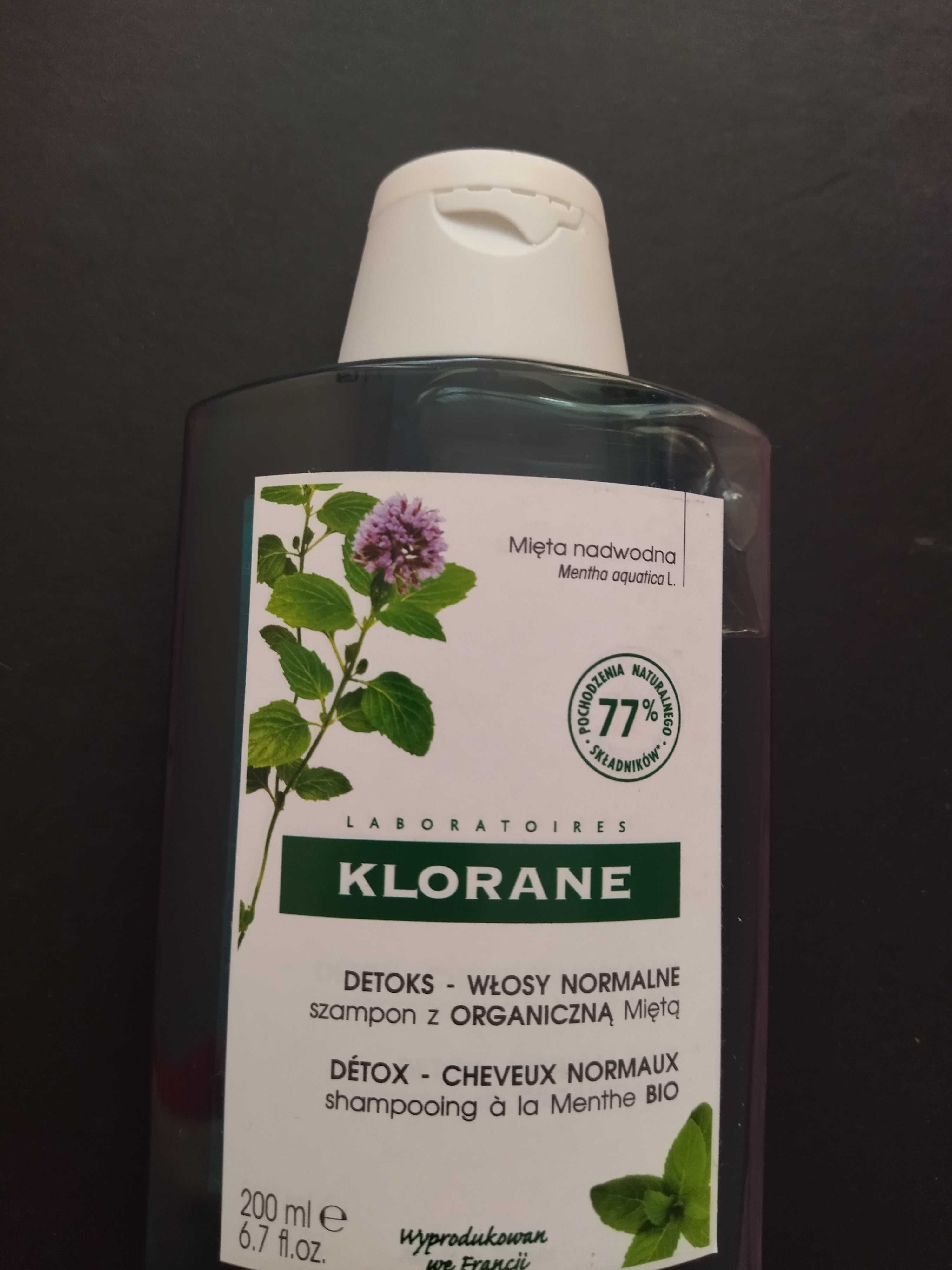 Klorane Organiczna Mięta - szampon do włosów 200ml