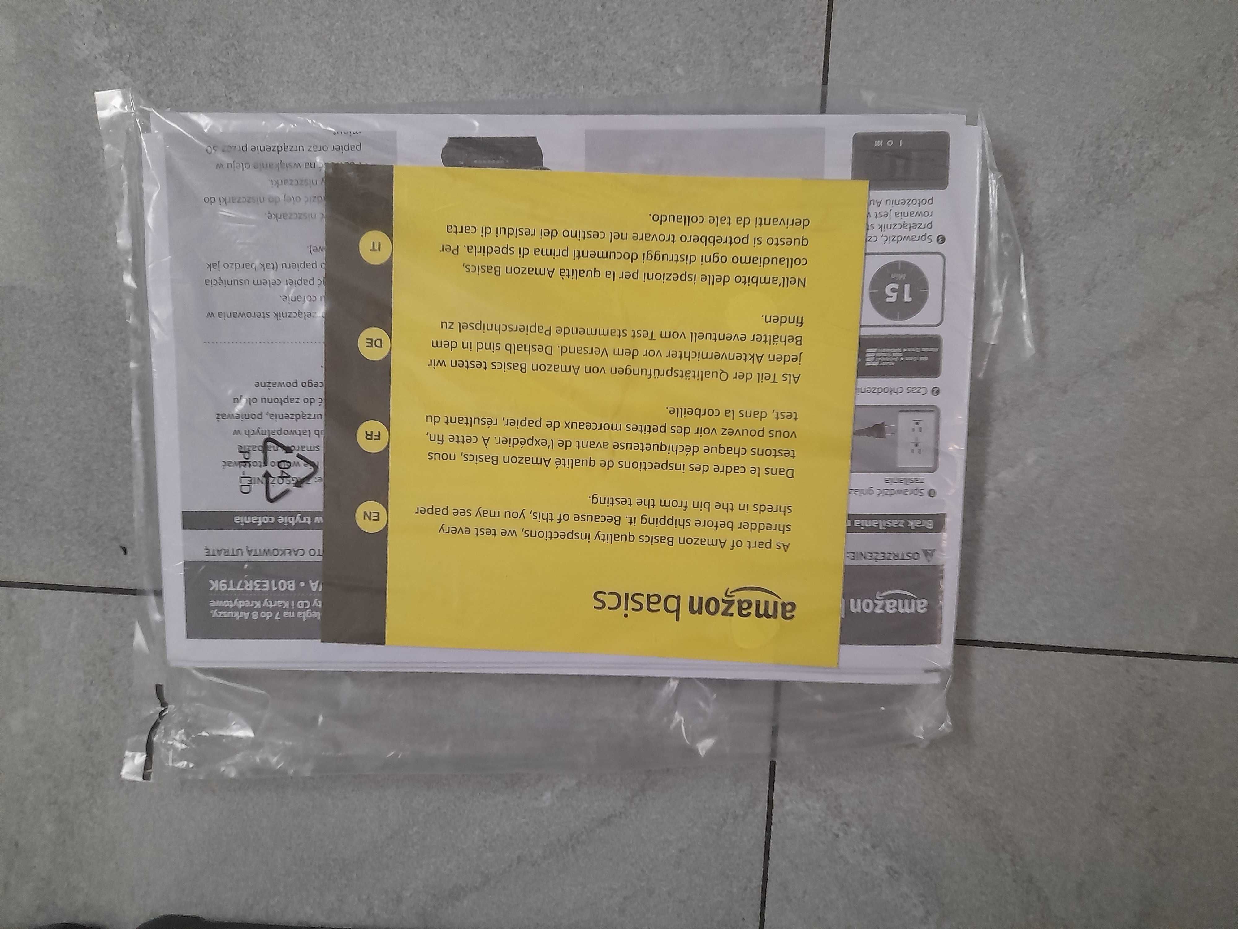 Niszczarka AmazonBasics R7T9K
