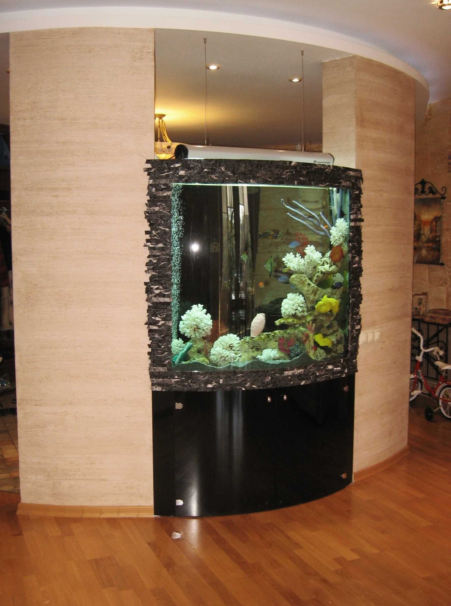 Изготовление аквариумов на заказ, обслуживание, дизайн
