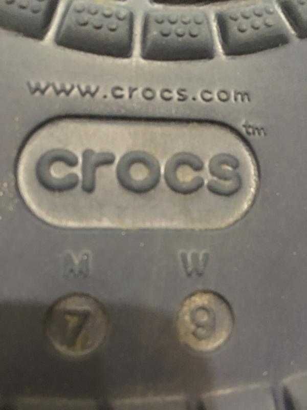 Кроксы шлёпки сабо на платформе crocs platform м7 w9