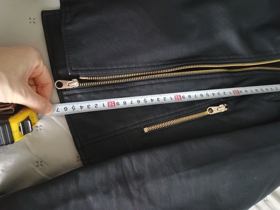 Czarna ramoneska damska S