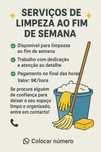 Serviços de Limpeza ao Fim de Semana