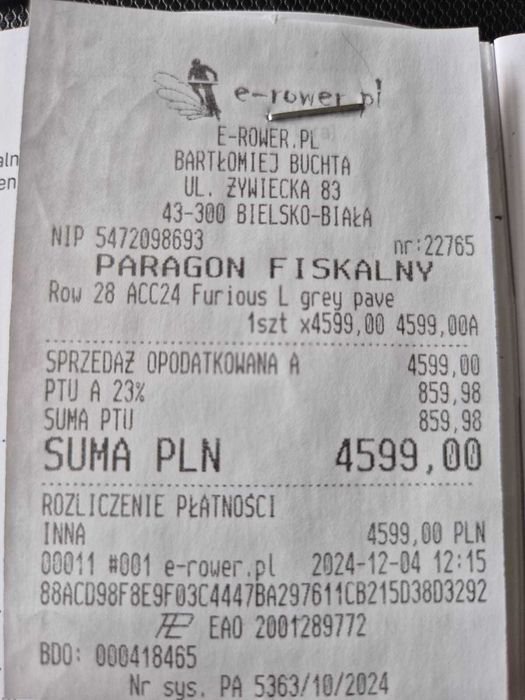 Rower gravel Accent Furious L